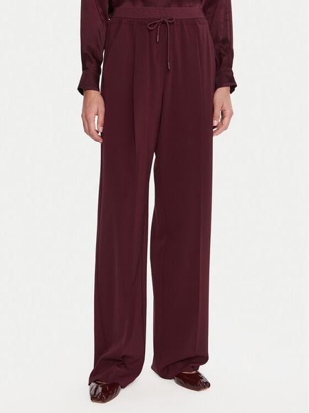 Marella Spodnie materiałowe Vanto 2523136065 Bordowy Regular Fit. Czerwone spodnie materiałowe damskie Marella, bez wzorów, z materiału. Za 899.99 zł.