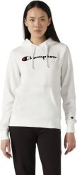 Bluza damska Champion Hooded Sweatshirt biała 118097 WW001 M. Białe bluzy damskie Champion, m, bez wzorów, bez ramiączek, bez kaptura. Za 376.70 zł.