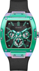 Zegarek Guess Zegarek męski Guess GW0202G5 czarny. Czarne zegarki męskie Guess, z aplikacjami. Za 872.00 zł.