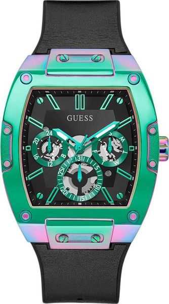 Zegarek Guess Zegarek męski Guess GW0202G5 czarny. Czarne zegarki męskie Guess, z aplikacjami. Za 872.00 zł.