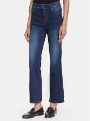 Weekend Max Mara Jeansy Rapallo 2625186051 Granatowy Bootcut Fit. Niebieskie jeansy damskie Weekend Max Mara, bez wzorów, z jeansu. Za 789.99 zł.