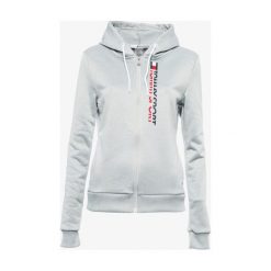 Tommy Sport Bluza Rozpinana Z Kapturem Zip Vertical Logo , szary, rozmiar M. Szare bluzy damskie Tommy Hilfiger, m, bez wzorów, z elastanu, sportowe, bez ramiączek, z kapturem. W wyprzedaży za 319.99 zł.