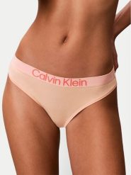 Calvin Klein Underwear Figi klasyczne LV00QD5291 Pomarańczowy jasny. Brązowe majtki damskie Calvin Klein Underwear, z bawełny. Za 79.99 zł.