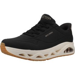Buty SKECHERS UNO GLIDE STEP GLIDE ON AIR Czarny. Czarne obuwie trekkingowe damskie Skechers, z syntetyku, bez zapięcia. Za 390.99 zł.