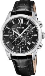 Zegarek Festina Zegarek męski Festina F20041-4 czarny. Czarne zegarki męskie Festina, bez wzorów. Za 1,146.00 zł.