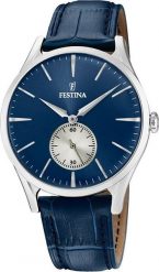 Zegarek Festina Zegarek męski Festina F16979-3 niebieski. Niebieskie zegarki męskie Festina, bez wzorów. Za 619.00 zł.