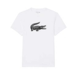 T-shirt Lacoste Core Performance Th2042. Białe t-shirty damskie Lacoste, xl, bez wzorów, z jersey, sportowe, bez kołnierzyka, bez ramiączek. Za 271.10 zł.