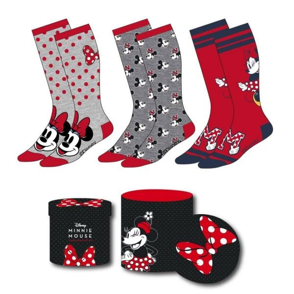 Skarpety Minnie Mouse 36-43. Skarpetki damskie MINI MOUSE, bez wzorów. Za 158.50 zł.