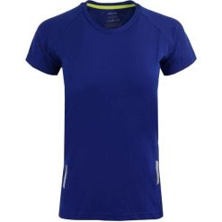 T-shirt sportowy Jumper damski w kolorze kobaltowym. Czarne koszulki sportowe damskie JUMPERS, bez wzorów, z materiału, bez ramiączek, do biegania. Za 119.99 zł.