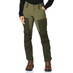 Spodnie turystyczne damskie Fjallraven Keb. Zielone spodnie sportowe damskie Fjällräven, na lato, bez wzorów, z elastanu, sportowe, trekkingowe. W wyprzedaży za 682.00 zł.