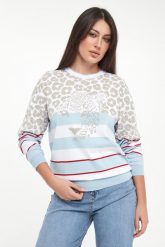 Sweter damski z wzorem zwierzęcym SPORTALM. Swetry nierozpinane damskie Sportalm, bez wzorów, bez kołnierzyka, bez ramiączek. Za 1,629.00 zł.