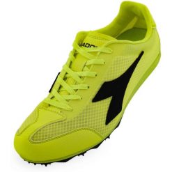 Diadora Mid Distance Spike Fluo — buty z kolcami 42,5. Brązowe obuwie sportowe damskie Diadora, bez wzorów, bez zapięcia. Za 307.99 zł.