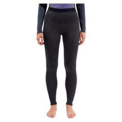 Legginsy termoaktywne damskie Odlo Natural Performance PW 150 BL Bottom Long. Szare bielizna sportowa damska ODLO, bez wzorów. Za 235.99 zł.