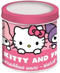 Smartwatch Pulio Zegarek analogowy w puszce Hello Kitty. Analogowe zegarki smartwatch Pulio, bez wzorów. Za 48.96 zł.