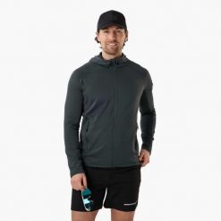 Sweter turystyka męski Swedemount Ultra Light Tech Midlayer Hood szybkoschnący. Niebieskie swetry męskie SWEDEMOUNT, m, bez wzorów, z materiału, bez kołnierzyka, bez ramiączek. Za 249.99 zł.