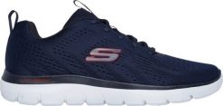 Skechers Buty męskie Skechers Summits Torre granatowe 232395 NVRD 44. Buty sportowe męskie Skechers, bez wzorów, bez zapięcia. Za 312.11 zł.