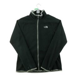 Second life - Kurtka polarowa damska z wysokim kołnierzem - Stan bardzo dobry. Czarne kurtki sportowe damskie The North Face, m, bez wzorów, z dresówki, bez ramiączek, bez kaptura. Za 168.96 zł.