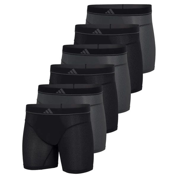 Bokserki Active Micro Vent 6 pak. Bokserki męskie Adidas, bez wzorów, z materiału. Za 428.00 zł.