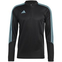 Bluza męska adidas Tiro 23 Club Training Top. Czarne bluzy męskie Adidas, m, bez wzorów, z materiału, sportowe, bez ramiączek, bez kaptura. Za 141.99 zł.