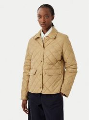 Tommy Hilfiger Kurtka przejściowa WW0WW50936 Beżowy Slim Fit. Brązowe kurtki damskie Tommy Hilfiger, xs, bez wzorów, z syntetyku, bez kaptura. Za 849.99 zł.