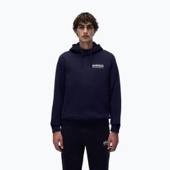 Bluza męska Napapijri B-Kasba Hint. Niebieskie bluzy męskie Napapijri, m, bez wzorów, bez ramiączek, bez kaptura. W wyprzedaży za 352.40 zł.