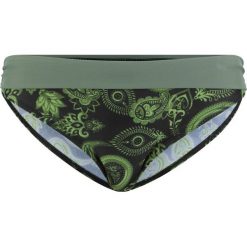 Figi bikini bonprix oliwkowo-czarny z nadrukiem. Zielone bikini bonprix, bez wzorów. Za 21.99 zł.