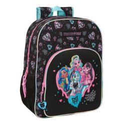 Plecak szkolny MONSTER HIGH Czarny. Czarne plecaki męskie MONSTER HIGH, bez wzorów. Za 179.00 zł.