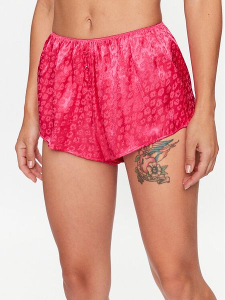 Hunkemöller Szorty piżamowe 203226 Różowy Comfortable Fit. Czerwone piżamy damskie Hunkemöller, bez wzorów, z wiskozy, bez ramiączek. Za 79.99 zł.