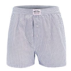 Bokserki Luźne, Majtki z Rozporkiem na Guziki, Męskie - Pako Jeans - Delikatny Wzór. Bokserki męskie Pako Jeans, bez wzorów, z bawełny. Za 33.00 zł.
