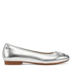 Baleriny Tamaris. Szare balerinki damskie Tamaris, bez wzorów, bez obcasa, bez zapięcia. Za 199.99 zł.