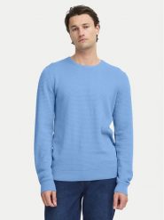 Blend Sweter 20717257 Niebieski Regular Fit. Niebieskie swetry męskie Blend, m, bez wzorów, z bawełny, bez kołnierzyka, bez ramiączek. Za 119.99 zł.