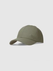 4F Czapka z daszkiem strapback uniseks - khaki L/XL. Brązowe czapki damskie 4F, na lato, bez wzorów, z bawełny, sportowe. W wyprzedaży za 39.99 zł.