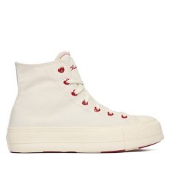 Trampki Converse. Białe trampki i tenisówki damskie Converse, bez wzorów, bez zapięcia. Za 449.99 zł.