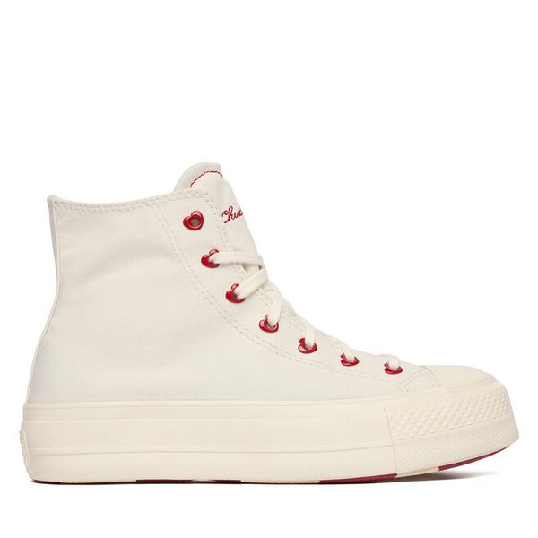 Trampki Converse. Białe trampki i tenisówki damskie Converse, bez wzorów, bez zapięcia. Za 449.99 zł.