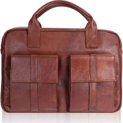 Torba męska skórzana TIZANO TM04 brąz cieniowany. Torby na ramię męskie TIZANO, ze skóry, na ramię. Za 384.00 zł.