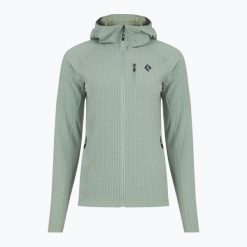 Bluza trekkingowa damska Black Diamond Coefficient Storm. Zielone bluzy damskie Black Diamond, bez wzorów, sportowe, bez ramiączek, bez kaptura. Za 589.99 zł.