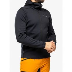 Bluza z kapturem męska Montane Fury Hoodie. Czarne bluzy męskie Montane, na zimę, m, bez wzorów, z kapturem, narciarskie. Za 377.99 zł.