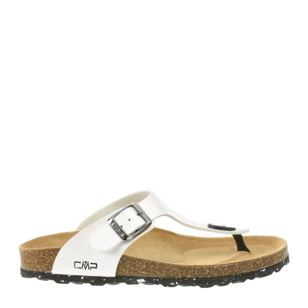 Klapki damskie Eco MyMosa CMP białe lekkie i wygodne. Białe klapki damskie CMP, bez wzorów, sportowe, bez obcasa, bez zapięcia. Za 149.89 zł.