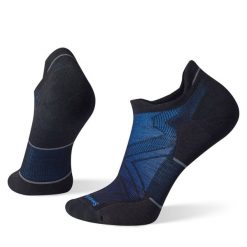 Skarpety Biegowe unisex Smartwool Run Targeted Cushion Low Ankle Socks. Brązowe skarpety męskie Smartwool, bez wzorów, z wełny. Za 99.99 zł.