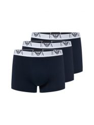 Emporio Armani Bokserki w 3-paku Mężczyźni Bawełna niebieski, L. Niebieskie bokserki męskie Emporio Armani, bez wzorów, z bawełny. Za 229.95 zł.