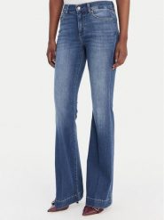 Liu Jo Jeansy UA6061 DS081 Niebieski Flare Fit. Niebieskie jeansy damskie Liu Jo, bez wzorów, z bawełny. Za 729.99 zł.