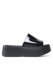 Melissa Klapki Becky Ad 32818 Czarny. Czarne klapki damskie Melissa, bez wzorów, z tworzywa sztucznego, bez obcasa, bez zapięcia. Za 339.99 zł.