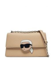 KARL LAGERFELD Torebka A1W30498 Beżowy. Brązowe torebki do ręki damskie KARL LAGERFELD, bez wzorów, ze skóry, bez dodatków. Za 769.99 zł.