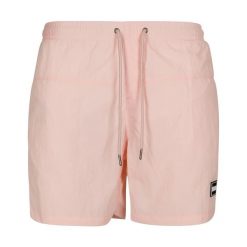 Męskie Szorty Kąpielowe Block. Czerwone kąpielówki męskie Urban Classics, bez wzorów, sportowe. Za 96.99 zł.