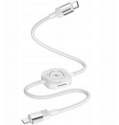 Kabel Przewód Usb-c Na Lightning 27w + Ładowarka Qi Na Smartofon Smartwatch / Ccmt27004101. Zegarki smartwatch PROOVE, bez wzorów. Za 87.63 zł.