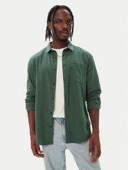 Quiksilver Koszula EQYWT04651 Zielony ciemny Regular Fit. Zielone koszule męskie Quiksilver, m, bez wzorów, z bawełny, bez kołnierzyka, bez ramiączek. Za 199.99 zł.