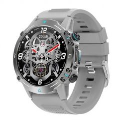 Smartwatch Colmi M42 (Srebrny). Szare, cyfrowe smartbandy Colmi, z aplikacjami. Za 129.00 zł.