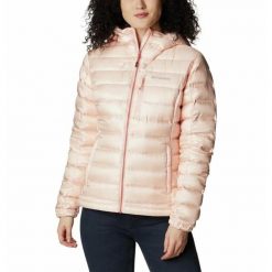 Kurtka Sportowa Puchowa Columbia Pebble Peak Down. Czerwone kurtki sportowe damskie Columbia, s, bez wzorów, z puchu, bez ramiączek, bez kaptura. Za 506.99 zł.