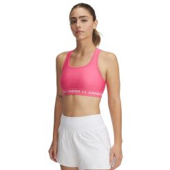 Biustonosz o umiarkowanym wsparciu dla kobiet Under Armour. Białe bielizna sportowa damska Under Armour, xs, bez wzorów. Za 232.99 zł.
