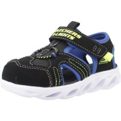 Sandały SKECHERS HYPNO-SPLASH Czarny. Czarne sandały męskie Skechers, na lato, bez wzorów, z tkaniny, bez zapięcia. Za 195.99 zł.